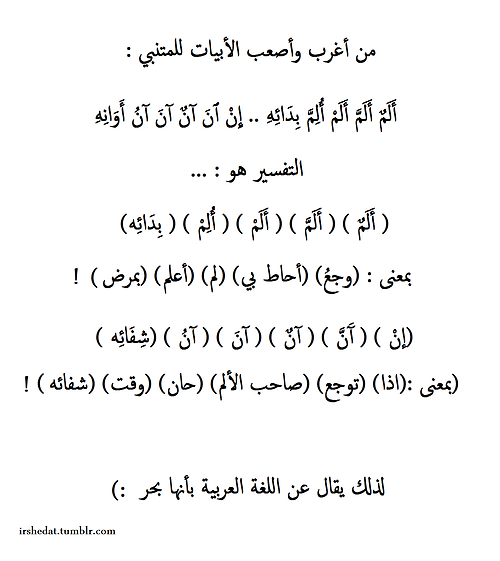 عجائب اللغه العربيه، أروع عجائب عن اللغة العربية موسوعة 10580