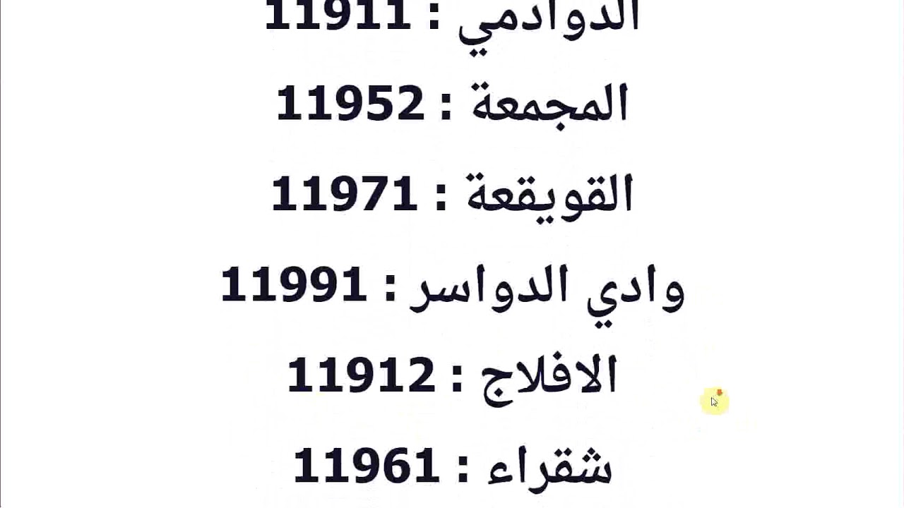 اروع مكان في العالم كله , الرمز البريدي للمدينة المنورة