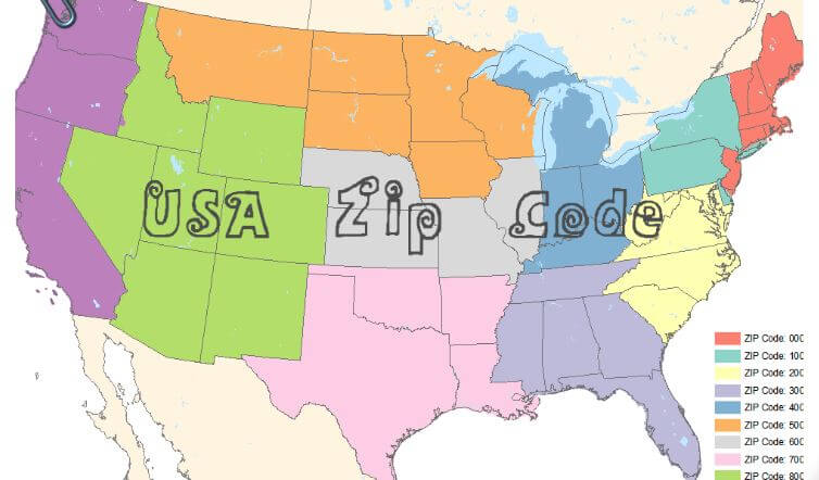 الرمز البريدي لامريكا , كود بريد الولايات المتحده الامريكيه