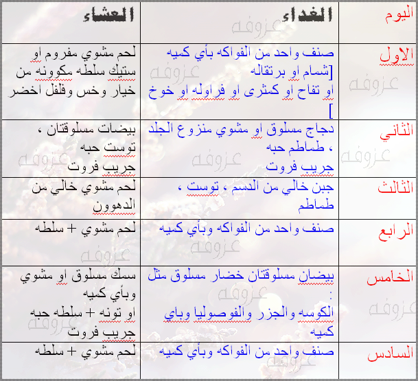 رجيم رمضان 30 كيلو , اتخلصي من وزنك في رمضان