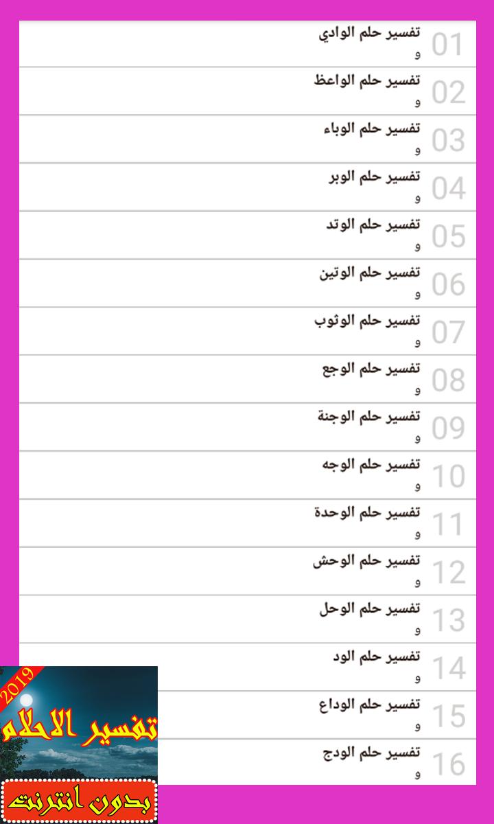 تفسير الاحلام بالحروف الابجدية لابن سيرين - اجمل التفسيرات الدقيقه 10198 5