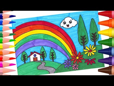 رسم منظر طبيعي للاطفال , رسومات تعبيرية للاطفال - هل تعلم ؟